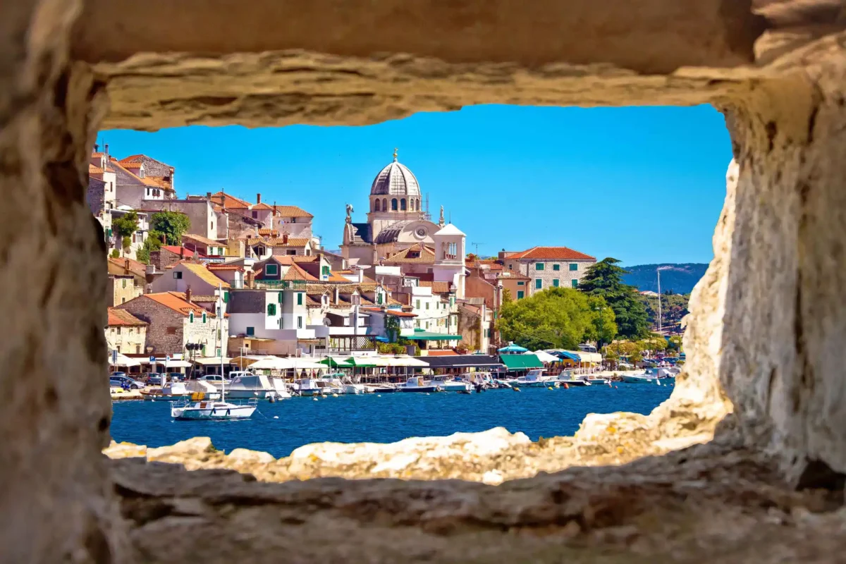 šibenik old town view