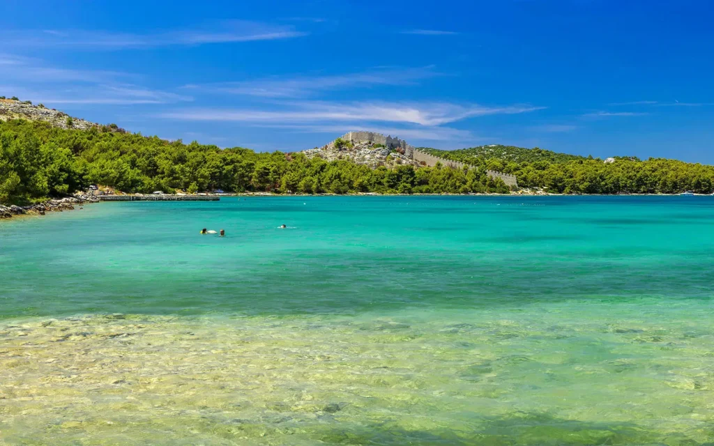 Bedem of Grebaštica, one of the best preserved medieval defensive walls in Croatia.